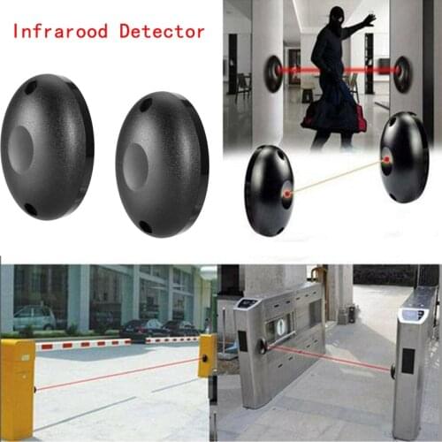 Mini Smart Infrared Beam Detector Sensor Universal Waterproof Infrared Safety Beam Photocell Detector For Door And Window Alarm