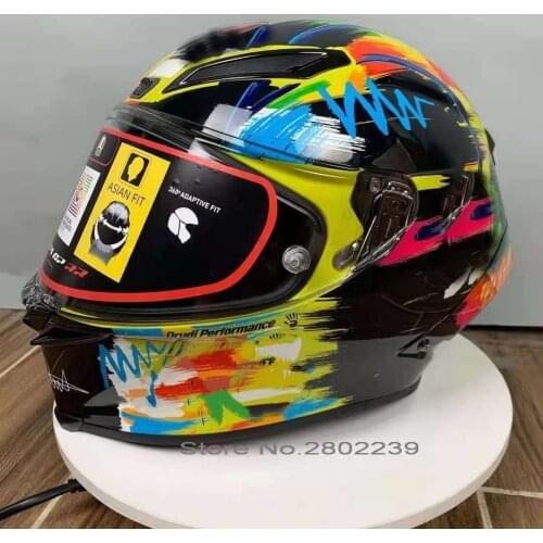 Full Face Motorcycle helmet Graffiti snow house