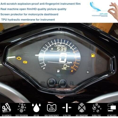 Motorcycle Cluster Screen Sticker Protector Dashboard Instrument Speedometer Scratch Protection Film For SYM FNX150