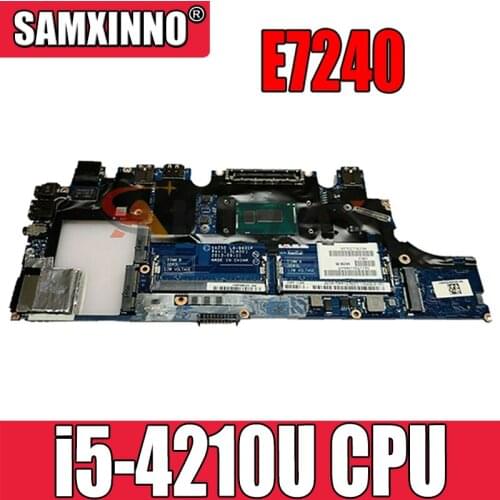 Working FOR DELL Latitude E7240 Laptop motherboard PX759 LA-9431P 0PX759 CN-0PX759 With i5-4210U CPU 100% Tested good free ship