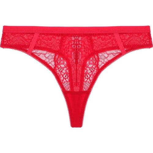 Sexy lace T pants big red animal year ladies underwear thong