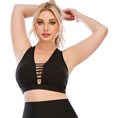 Sport Bra Hollow Out Running Vests Sleep Underwear Padded Yoga Bra Tops Pants Breathable Fitness Clothes Sets