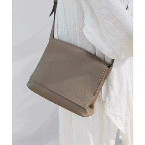 Handbags Female Bag Real Leather Shoulder Bags For Women Crossbody Bag Casual Flap Solid Simple Messenger Bag Sac a Main Mochila