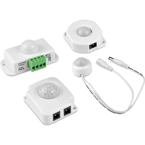 LED Strip Sensor DC 12V PIR Sensor Switch Motion Detector For 5050 2835 5630 Ribbon LED Light Lamp Tape PIR Motion Sensor