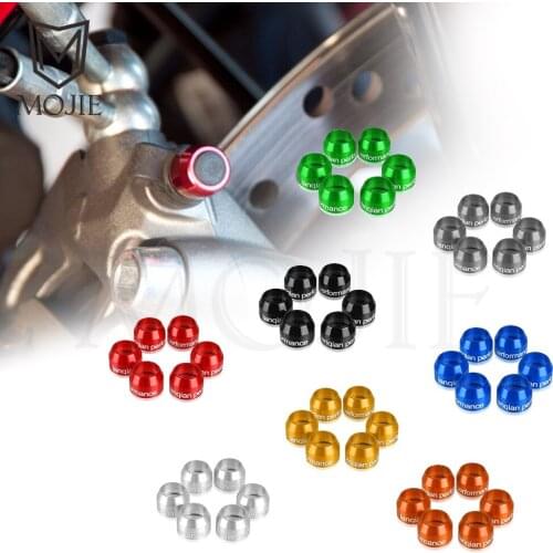 Motorcycle Universal Billet Bleed Valve Cover Kit For Buell S1 X1 Lightning Husqvarna 701 Supermoto Enduro Nuda 900/R FS450