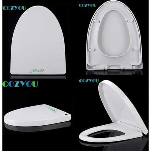 V Elongated soft Close PP Toilet seat Double button Quick Release length 434mm to 484mm,width 360mm to 380mm GBP17317SV