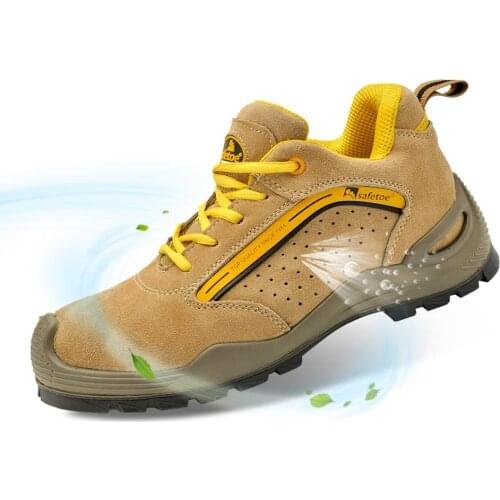 Safety Shoes breathable With Steel Toe Work Shoes Men Casual Protective Footwear Anti-piercing Sports Boots Shoes Woman