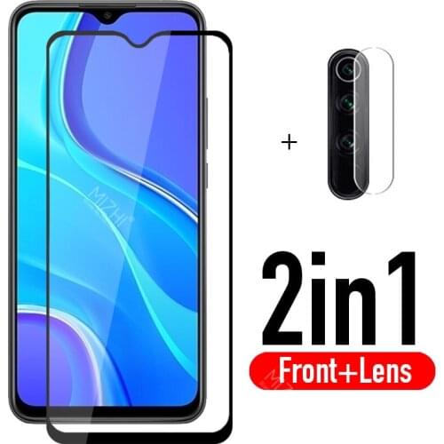 2-in-1 protective glass for redmi 9 camera screen protector for xiaomi redmi 9a 9c 9 a c a9 c9 redmi9 back cover film redmi9a