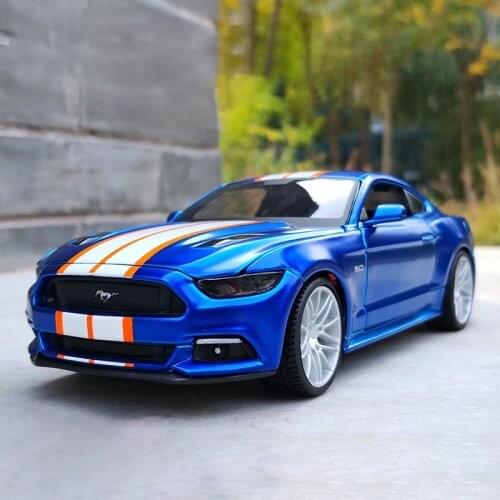 1:24 Ford Mustang GT 2015 Muscle Car Alloy Car Model Diecasts & Toy Vehicles Collect Car Toy Boy Birthday gifts
