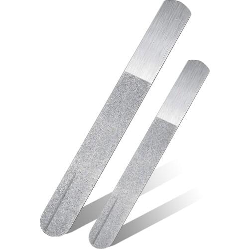 1PC Stainless Steel Nail Files Buffer Sanding Polishing Nail Grinding Blocks Grind Sand Nail Art Pedicure Manicure Metal