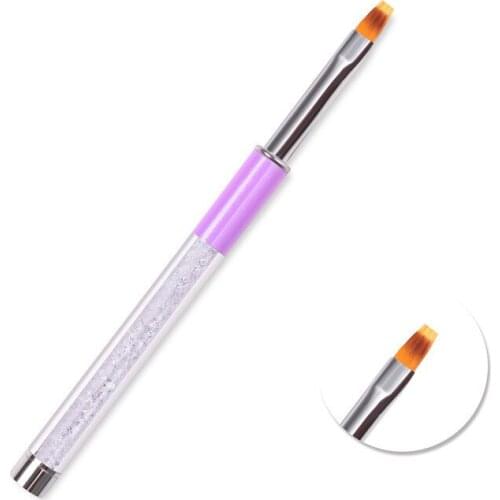 1 Pcs Nail Art Painting Pen Brush UV Gel Polish Gradient Rhinestone Crystal Acrylic Nail Drawing Pen Nail