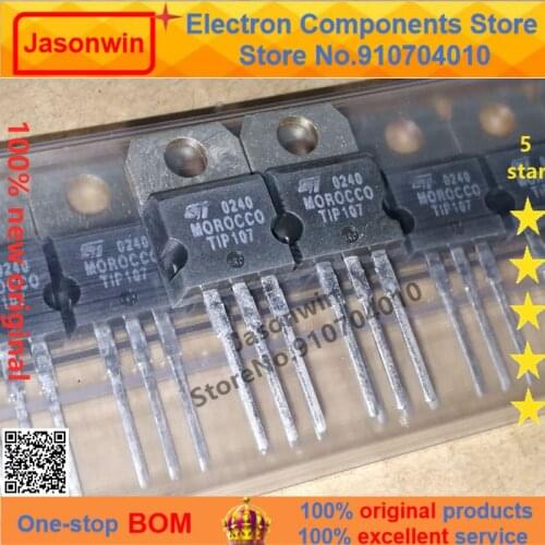 100% nuevo 50 unids/lote original triode TIP107 PNP TIP105 8A100V TO-220 Transistor BTD62 BDT62C