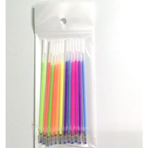 12 Pcs New Pastel Metallic Pen Highlighter Replace Pack of Core Refill Color Neutral Pen