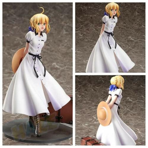 Anime Fate/ Stay Night Saber England Journey Ver. Figure Model Doll 24cm