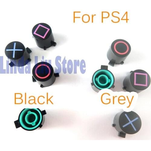 ChengChengDianWan plastic button ABXY Buttons set Repair Part For PS4 old controller 30sets/lot