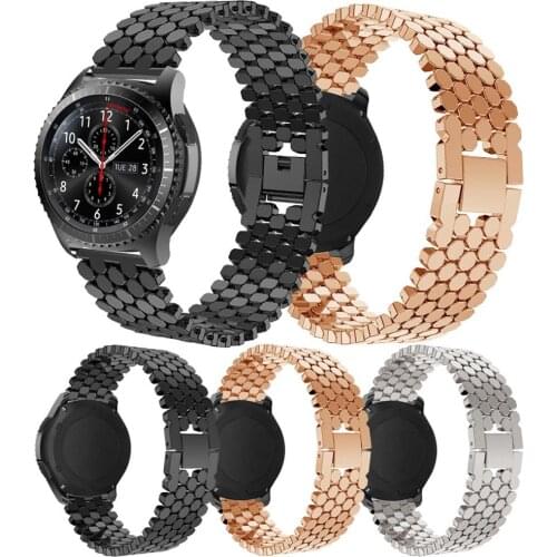 For Samsung Galaxy Watch 46mm Replacement Stainless Steel Bracelet Watch Band Wrist Strap Smart watch Wearable accessories #813