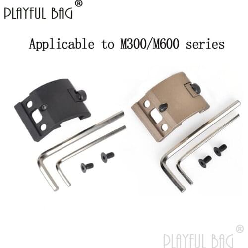 PB Playful bag M300/M600 Series Flashlight Base 45 Degree Base Gel ball Gun Accessory Upgrade Material CS DIY Toys QD75S