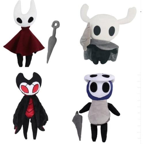 25cm Hot Game Hollow Knight Plush Toys Figure Ghost Soft Stuffed Dolls For Kid Christmas Birthday Gift
