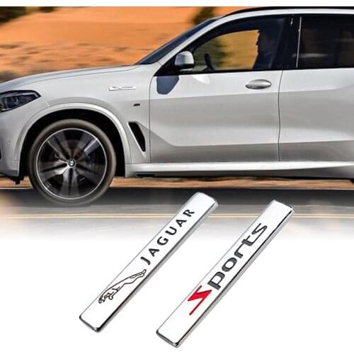 1Pcs Car 3D Metal Sticker Accessories For Jaguar F-Pace E-Pace I-Pace XEL XFL XF XE XF XFR XK XK8 XKR XJ XJ6 XJ8 XJ12 XJS XKR