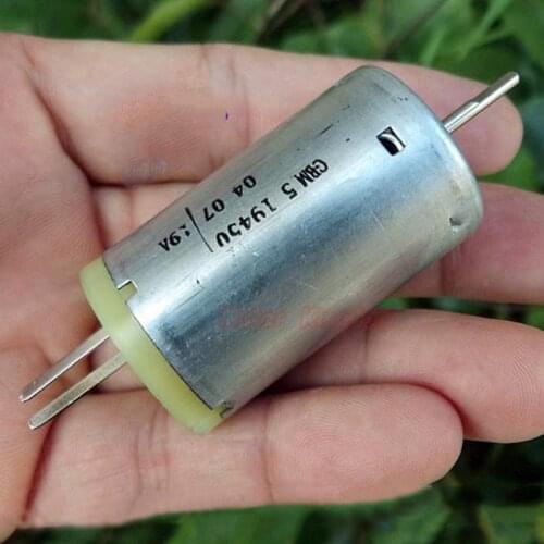 Mini 28mm Round Electric Motor DC 12V 21500RPM High Speed Big Torque Motor 2.3mm D shaft DIY Toy Car Boat Model Tools