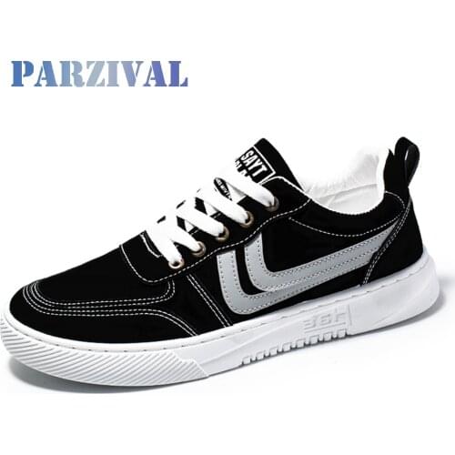 PARZIVAL Men Vulcanized Shoes Canvas Shoes Mens Casual Sneakers Comfortable Man Shoes Outdoor Walking Shoe Zapatos De Hombre