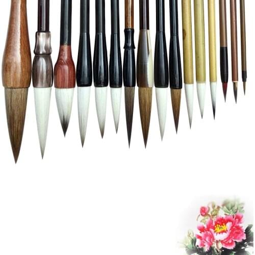 Calligraphy Chinese Traditional Calligraphy Set Brush Landscape Painting Brush Weasel Hair Pen Writing Brush Set for Students