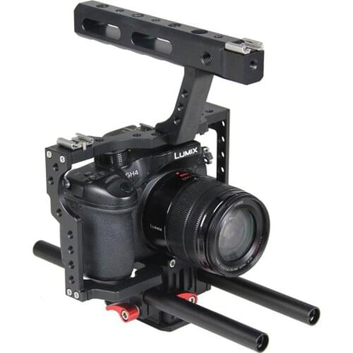 Small Digital Camera Rig Live Making for Sony Alpha A7 Series Fit fits A7 A7II A7S A7SII A7R II Panasonic GH4 Video Camera Cage