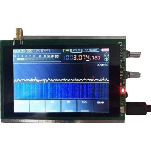 Malachite SDR Radio Malahit DSP, 3.5 Inch Touching Screen SDR HAM Transceiver Receiver STM32H742, 50Khz-200Mhz