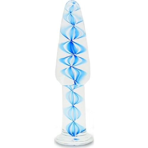 Glass Sex Toys Butt Plug Anal Toys Crystal Penis Adult Sex Toys for Female Sex Products