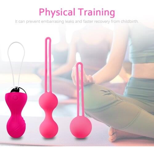 Remote Kegel Ball Shrink Pelvic Floor Muscle Rechargeable Silicone Vagina Dumbbell G-spot Vibrator FemaleSex Toys