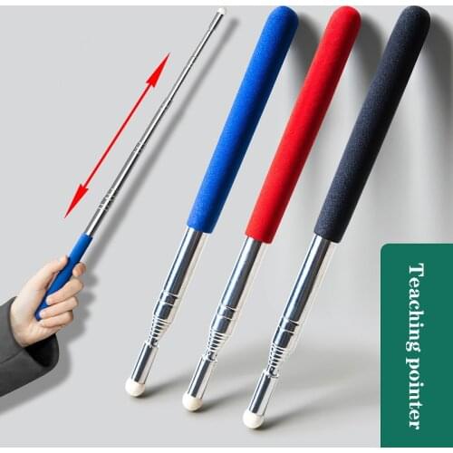 Retractable Teachers Pointer Stainless Steel Multifunctional Teaching Supplies School Teacher Tools Student Stationery