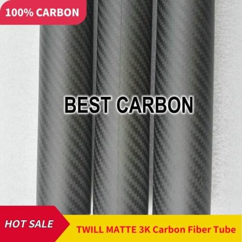 OD28mm x ID26mm High Quality 3K Carbon Fiber Fabric Wound/Winded/Woven Tube,spearfishing gun tube