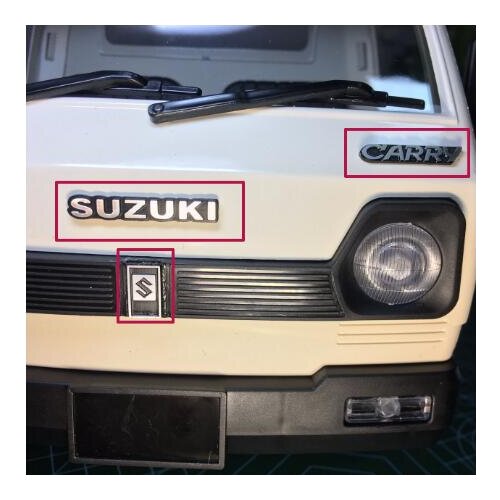 WPL D12 RC Car spare parts Metal logo