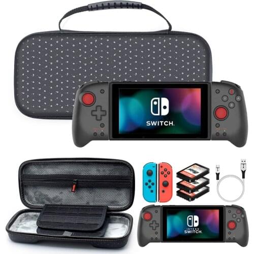 For HORI Demon Mecha Handle Protection Bag Split Pad Pro Left and Right Handle Storage Bag Storage Box Hard Case