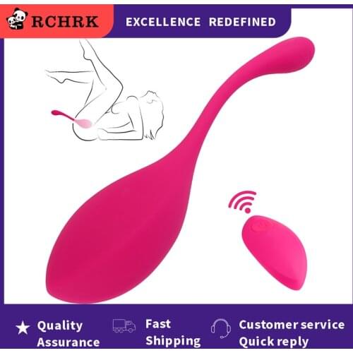 Liquid Silicone Erotic Jump Egg Remote Control Female Vibrator Clitoral Stimulator Vaginal G-spot Massager Sex Toy for Couples