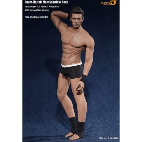 1/6 figure Male Super Flexible Seamless Body With Metal Skeleton TBLeague Phicen M33 PL2016-M33 figure toys