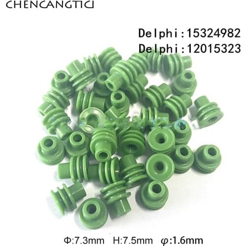 100Pcs Automotive Delphi Waterproof Plug Rubber Seal 15324982 Super Sealed Silicone Wire Seals For Auto Connector