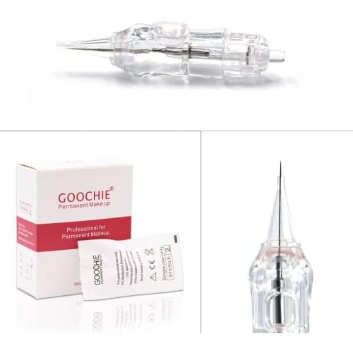 15 Pcs Goochie A8 Permanent Makeup Needle Eyebrow R1 R3 R5 F5 Tattoo Machine