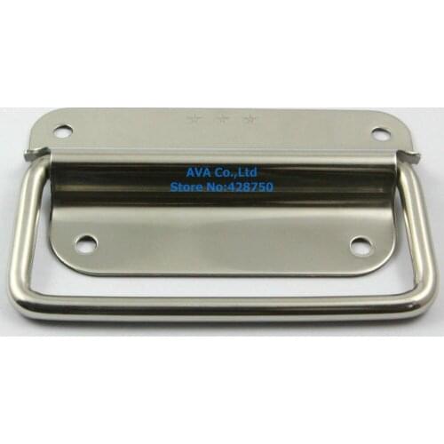 2 Pieces 4" ( 100mm ) Stainless Steel Toolbox Puller Box Chest Handle