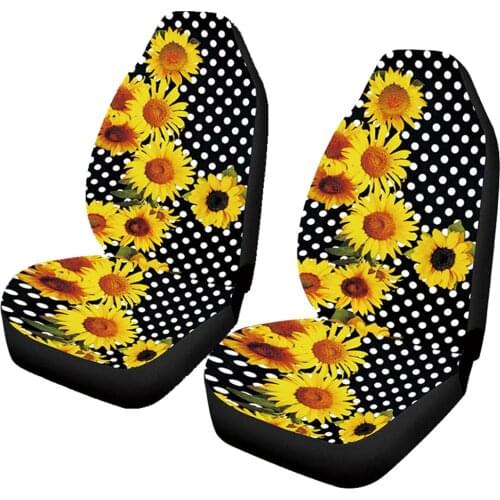 Sunflower Car Seat Cover You are My Shineshine Floral SUV,Sedan,Van Seat Heavy Dusty Protector, Beautiful Plant Design For golf