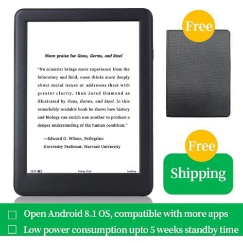 2021New Arrival Boyue 6" LIKEBOOK P6 300 PPI eReader with Quad Core Android 8.1 and 16GB Memory
