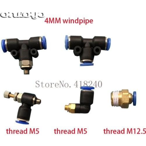 Embroidery Machine Fittings Gold Pieces Sequin Embroidery three-way Joint Chip Embroidered 4MM Steam Valve Joint 4MM Adjustable