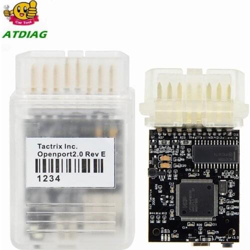 Auto Tuning Tool ECU Chip professional Tactrix OpenPort 2.0 USB 2.0 Full Chip ECU Flash With 4 CD
