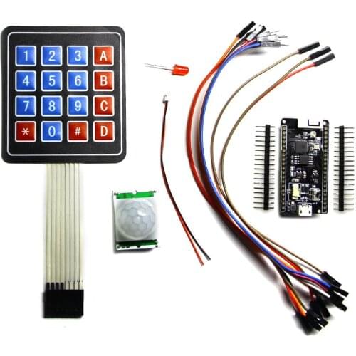 LILYGO® TTGO ESP32 T1 Wifi Bluetooth Module PIR Sensor Key ESP-32 Development Diy Kit