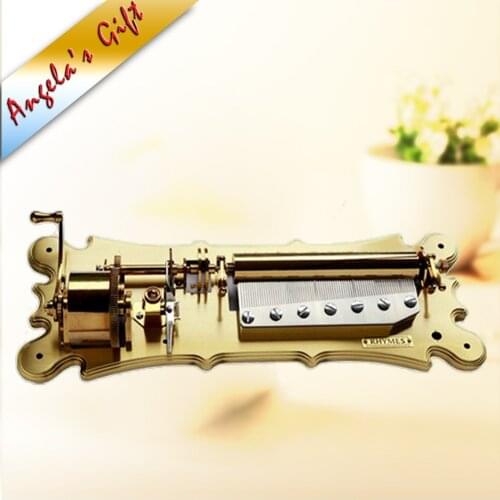 78 notes luxury music box mechanism, musical movements with 5 exchangeable drums., unusual gifts, home decor