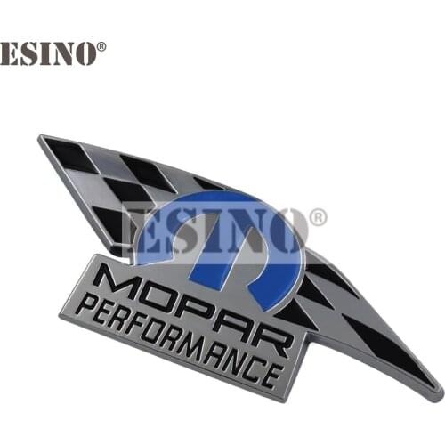 New Car Styling 3D Metal Chrome Zinc Alloy Emblem Car Body Badge Sticker Decal Auto Accessory for Mopar Performance