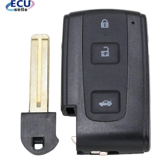 New Keyless Smart Remote Key Shell Case Fob 3 Button for Toyota CROWN Prius Vers Corolla