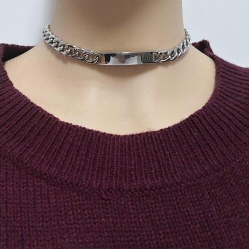 Fashion Simple Personality Clavicle Chain Collar Temperament Necklace Neck Jewelry hot sale