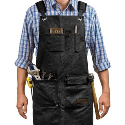 Carpenter industry production protective antifouling overalls tool multifunctional custom logo oil wax mens welding apron