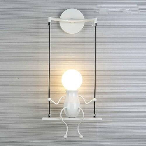 Modern Iron pendant lamp home bedroom living room decoration lighting sconce light reading Bedside chandelier light lw530502py